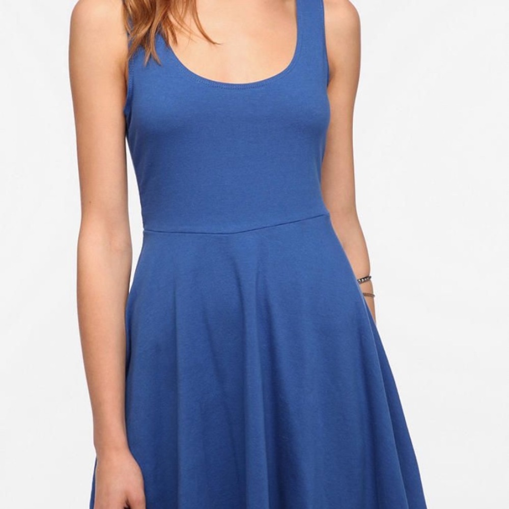 UO blue skater dress